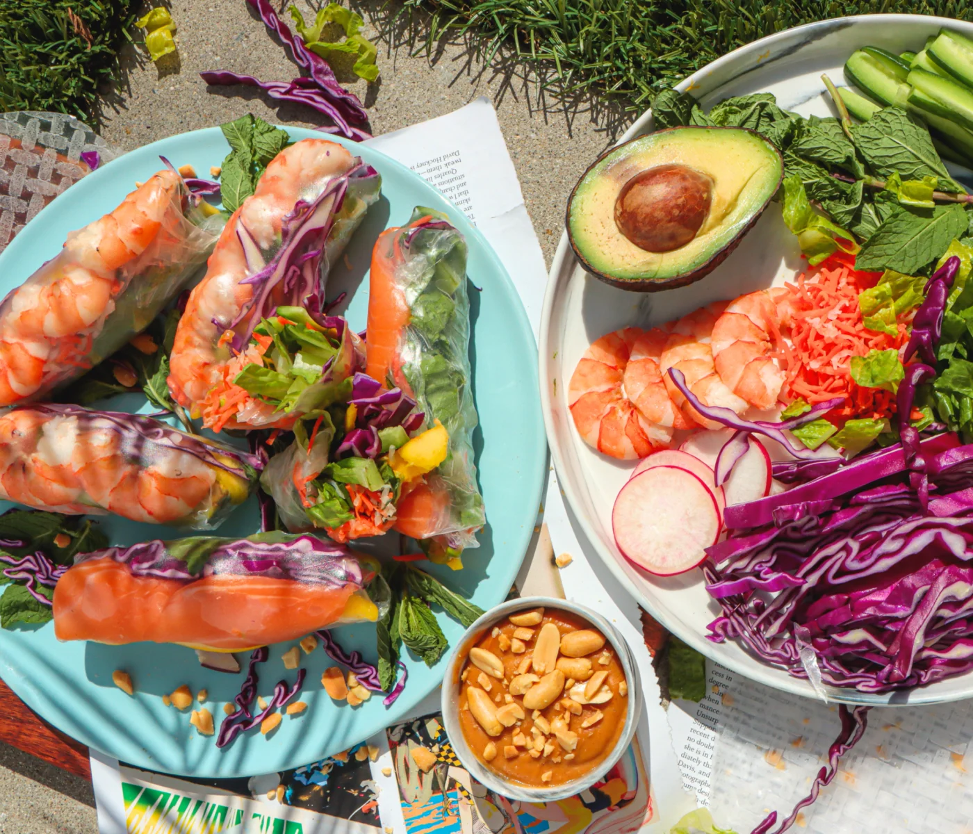 Colorful Summer Spring Rolls