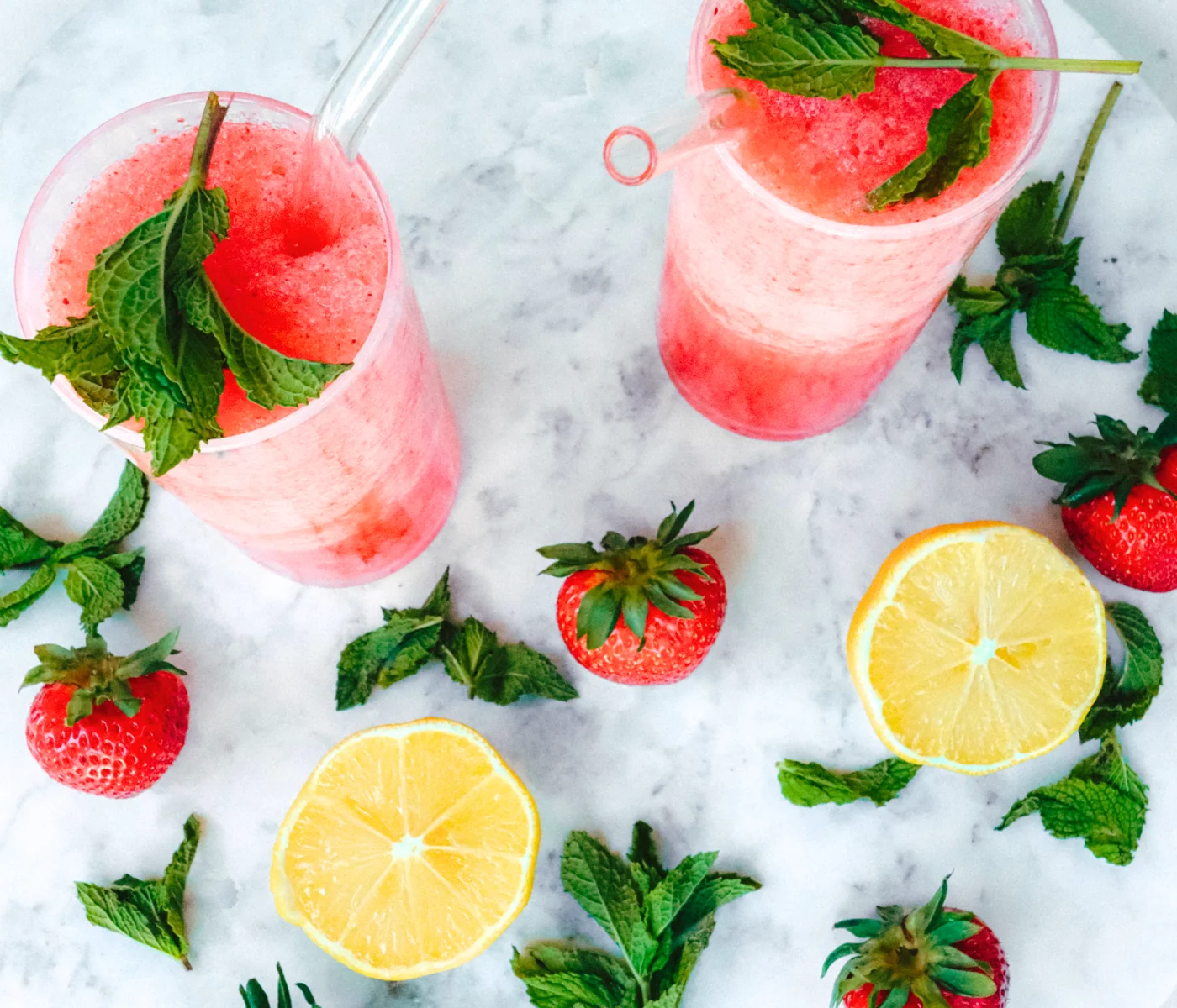 Frozen Strawberry Vodka Lemonade