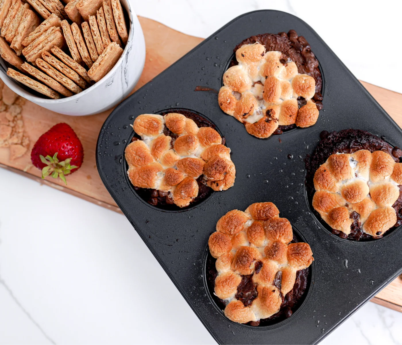 Lava Cake S'mores Dip